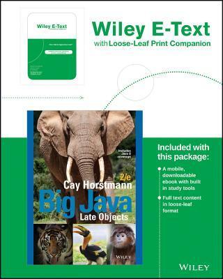 9781119399018 Big Java: Late Objects Binder Ready W/Inter Coding
