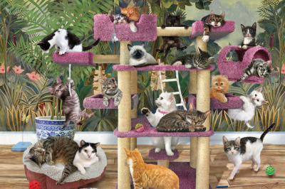 625012450959 Jungle Cats:Cobble Hill Puzzle