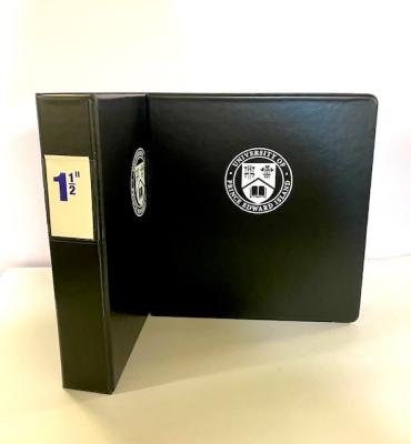 064128030219 UPEI Binder 1.5" Black D-Ring