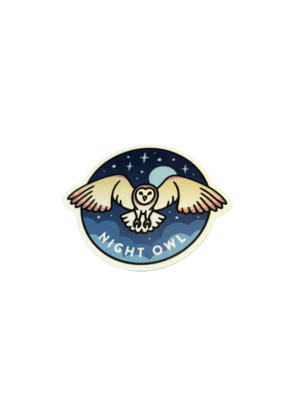 040962101513 Night Owl Sticker