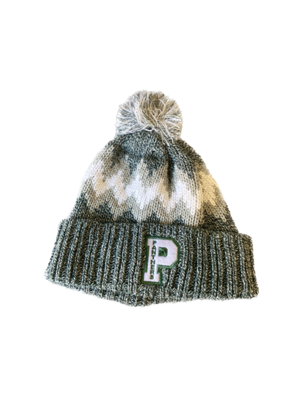 'P' Zig Zag Cuff Beanie