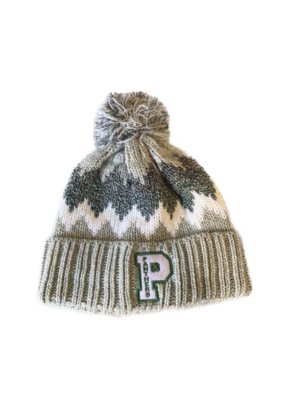'P' Zig Zag Cuff Beanie