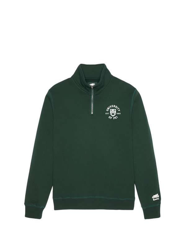 Roots 1/4 Zip Stein